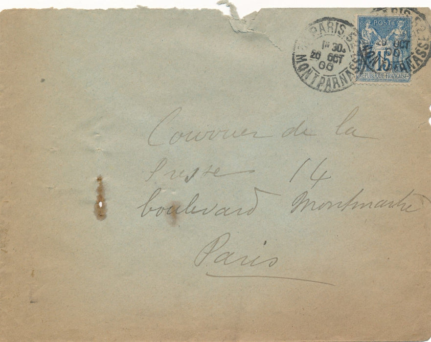 Docteur François MADEUF lettre autographe signée en-tête médecine naturelle