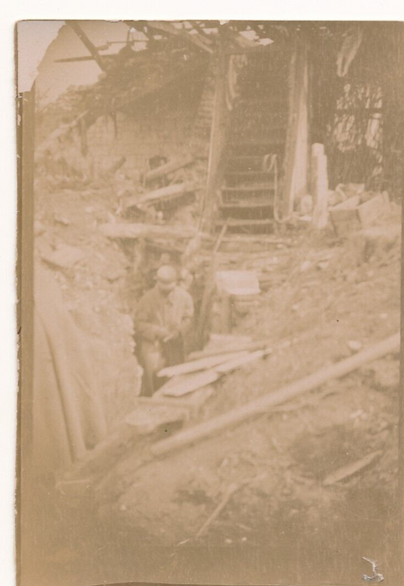 Neuville sur Vaast août 1915 Guerre 1914 militaria 5 photos photographie