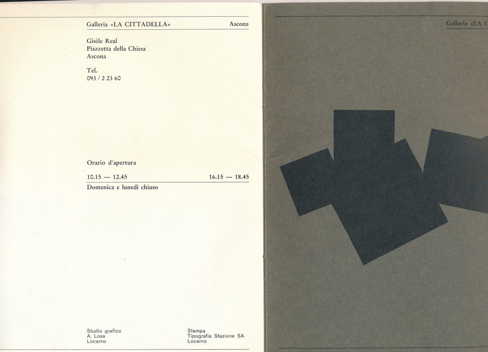 peintre italien Claudio BACCALÀ catalogue signé ET lettre autographe ET note