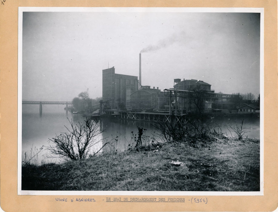 3 photo Asnières Seine usine Astra v. 1956 1960 industrie