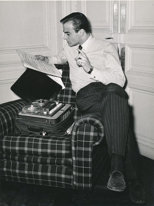 Ensemble autographes Louis Amade : Geo London Paul Fort René Clauss Bécaud