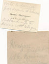 Mary MARQUET actrice 1 lettres autographe et 11 cartes autographes lot !
