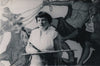 photo Yvette Alde peintre tirage époque années 1950 G. Nordmann
