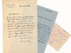 écrivain Mac Orlan 2 lettres autographes signées 1 carte Willemetz Taponier Bofa