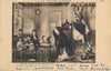 Henri Georges cheval 2 cartes postales autographes signées accrochage salon