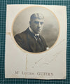 Lucien GUITRY photo photographie signée dédicacée Clemenceau Auguste Bert
