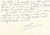 Graveur Gaston NICK-PETRELLI 3 lettres autographes 1 CAS Corse Ceton Orne