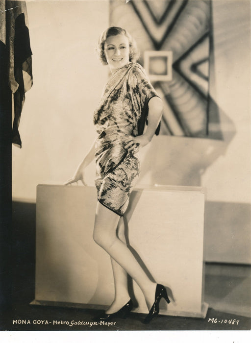 Mona GOYA portrait Art déco Metro Goldwyn-Mayer photo photographie cinéma