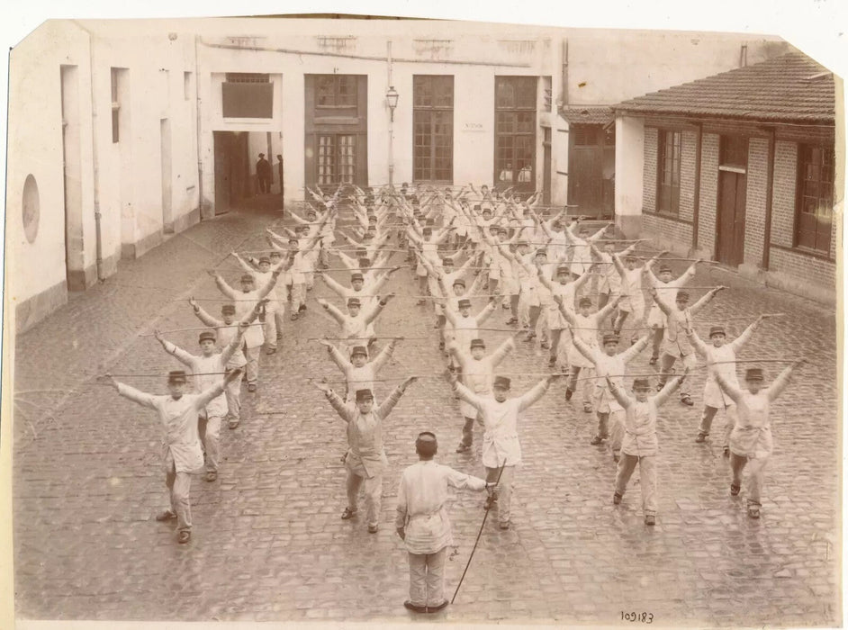 militaria militaire infanterie Rambouillet 1888 12 tirages époque escrime armes