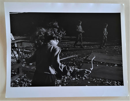 Claude Dityvon La Bassée 1989 photo photographie vintage argentique signé