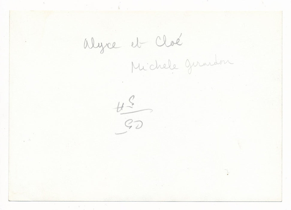 Alyse et Cloé 1970 René Gainville Michele GIRARDON Karin Jacobsen cinéma photo