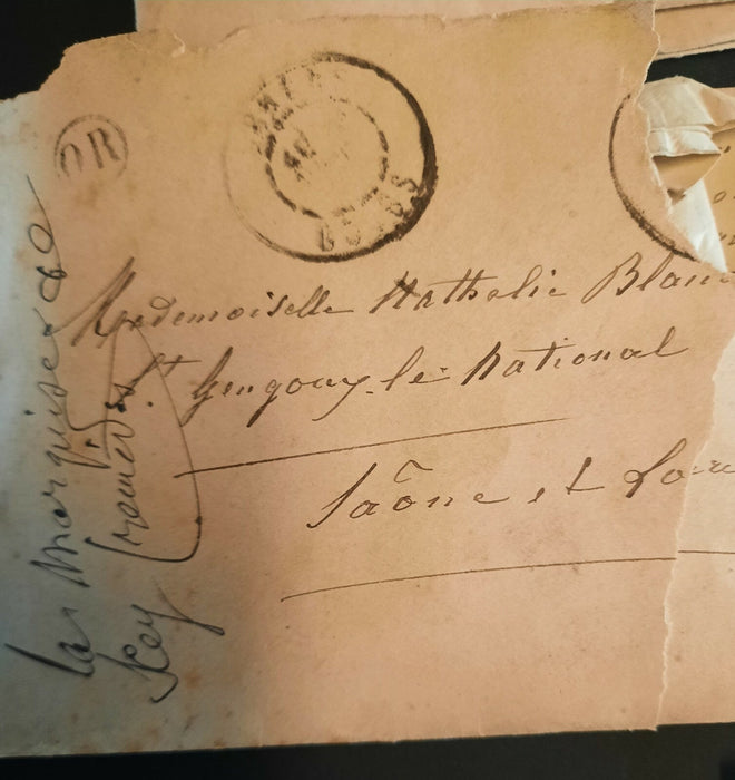 plus de 40 lettres autographes signées à Nathalie BLANCHET écrivaine religion