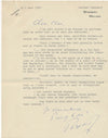 Philippe de Rothschild 3 lettres et 3 billets autographes signée poésie 1969-70