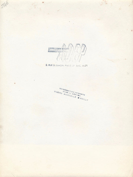 Rue Butte aux Cailles  Marcelle D Heilly photo époque Paris architecture