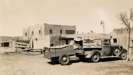 Photo Nouveau-Mexique Navajo trading post tirage argentique époque snapshot