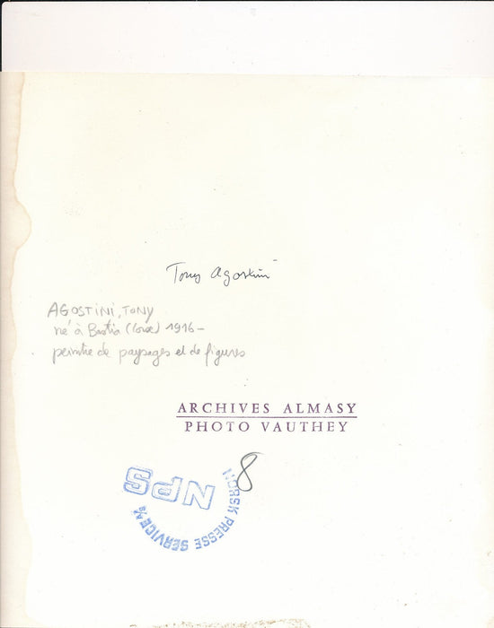 Tony AGOSTINI peintre atelier peinture Corse photo photographie