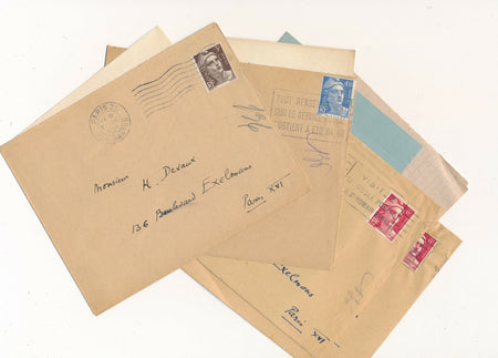 John CHARPENTIER 4 lettres autographes signées cite Henri Mazel Mercure France