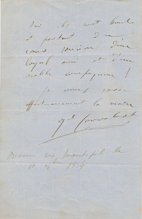 François Certain de CANROBERT 2 lettres autographes signées GUERRE CRIMÉE