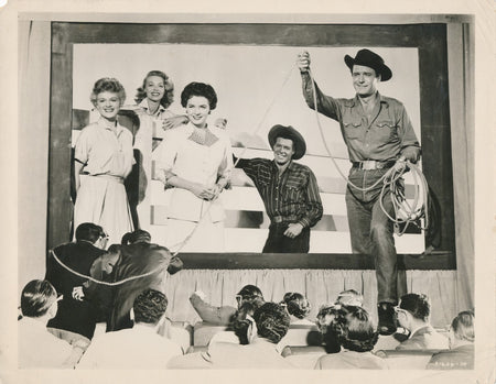 Western film Hollywood photomontage cinéma, 1953 photo photographie