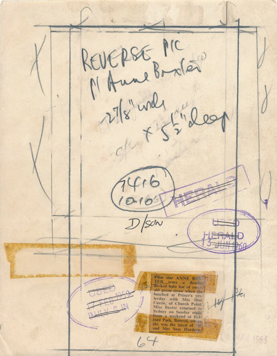 Anne Baxter tirage argentique époque photo photographie cinema