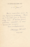 Philippe HERIAT écrivain hériat 4 lettres autographes M. Rostand Sarah Bernhardt