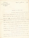Jules Cambon très intéressante lettre sur Algérie antisémitisme autographe