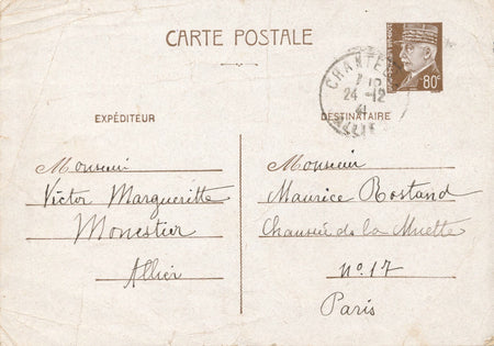 Victor MARGUERITTE lettre dictée signée à Paul Fort : l'exilé qui pense à lui