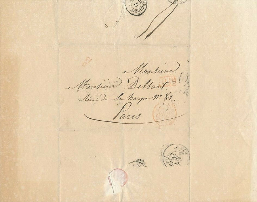 Alexandre-Denis Abel de PUJOL lettre autographe signée Auguste Delsart