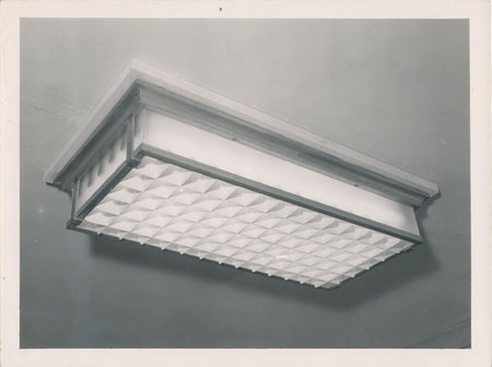 Plafonnier rectangulaire luminaire Art déco photo photographie