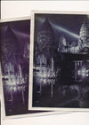 Angkor Vat Cambodge vue aérienne et 4 autres photographies v. 1920