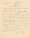 Jean-Louis FAURE chirurgie gynécologie lettre autographe signée opérations