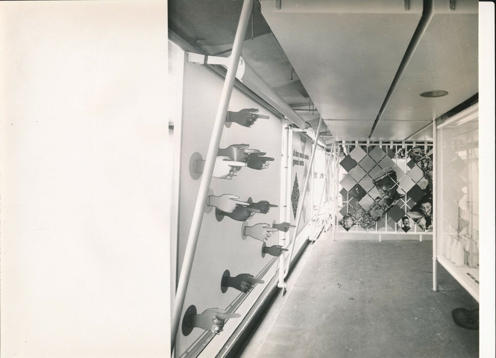 1952 Bestaan barges Hollande exposition plan Marshall 18 photo photographie USA
