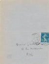 André RIVOIRE 4 lettres autographes signées poète Gabriel Faure amitié