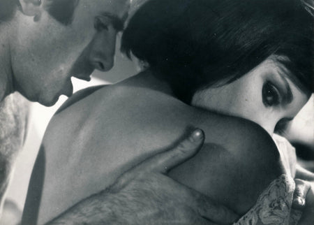 cinema scène amour film non identifié photo argentique époque années 1960