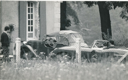 François SAGAN écrivaine tirage argentique presse voiture sport photographie