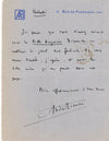 André RIVOIRE 4 lettres autographes signées poète Gabriel Faure amitié