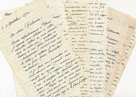 Musique Eugène BIGOT (1888-1965) compositeur  8 lettres autographes signées