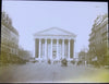 Paris la Madeleine église Positif sur plaque de verre 1902 photographie