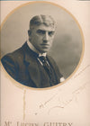 Lucien GUITRY photo photographie signée dédicacée Clemenceau Auguste Bert