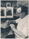 Paul JOUVE Raymond HAASEN graveur atelier gravure tirage 5 photo photographie
