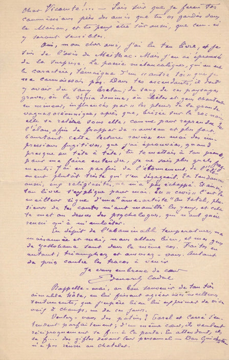 Édouard CADOL 9 lettres autographes signées belle correspondance sur le théâtre