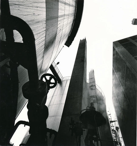 Photographie Industrie stockage cuve tirage argentique d’époque v 1980