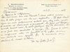 Jules MAROUZEAU latiniste lettre autographe signée 1962