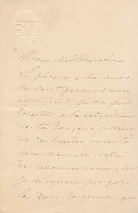 acteur Louis-Eugène GARRAUD : la fin d'un acteur 2 lettres père ET 2 lettre fils