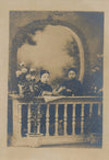 Chine Portrait noble servante carte cabinet photo argentique d'époque v. 1920