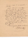 Jean Paul Adam Schramm général Empire lettre autographe signée demande tabac