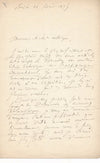 Adolphe FRANCK Lettre autographe signée à Jules Clère Dictionnaire des sciences 