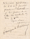 Francisque de BIOTIÈRE 27 lettres autographes signées à Eugène de LA COTTIÈRE
