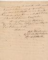 LA BARTHE Martinique FOUACHE traite paix colonie lettre autographe signée 1815