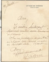 JAQUELUX Lucien correspondance 10 lettres avec Félicien CHAMPSAUR